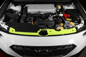 Subaru WRX Radiator Shroud - Perrin Performance - Neon Yellow - `22-`25 Subaru WRX Radiator Shroud - Perrin Performance - Neon Yellow - `22-`25